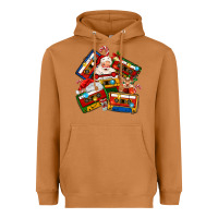 Meerkat christmas cassette tapes Heavyweight Hoodie - MaliasSmallBusiness
