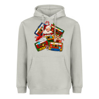 Moon Dust christmas cassette tapes Heavyweight Hoodie - MaliasSmallBusiness