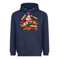 Christmas Cassette Tapes Heavyweight Hoodie | Teevron