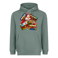 Sage christmas cassette tapes Heavyweight Hoodie - MaliasSmallBusiness