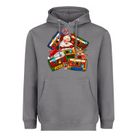 Storm christmas cassette tapes Heavyweight Hoodie - MaliasSmallBusiness