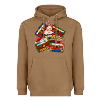 Toasted Coconut christmas cassette tapes Heavyweight Hoodie - MaliasSmallBusiness