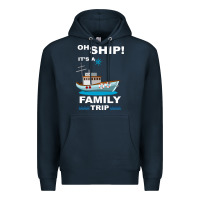 Navy Oh Ship, It's My Birthday Premium Hoodie - Bettercallsaul
