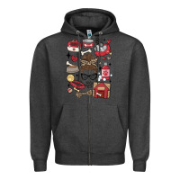 Charcoal Heather can't talk right now i'm busy doing dog mom Zipper Hoodie - MaliasSmallBusiness