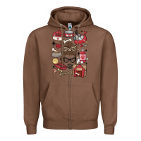 Chestnut can't talk right now i'm busy doing dog mom Zipper Hoodie - MaliasSmallBusiness