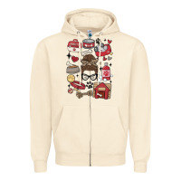 Sandshell can't talk right now i'm busy doing dog mom Zipper Hoodie - MaliasSmallBusiness