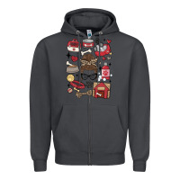 Smoke can't talk right now i'm busy doing dog mom Zipper Hoodie - MaliasSmallBusiness