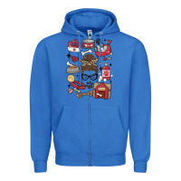 True Royal can't talk right now i'm busy doing dog mom Zipper Hoodie - MaliasSmallBusiness