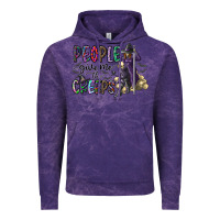 Cloud Purple people give me the creeps Vintage Hoodie - CowhideDigitalArt
