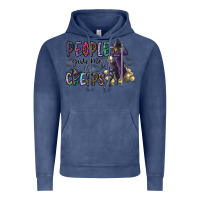 Vintage Denim people give me the creeps Vintage Hoodie - CowhideDigitalArt