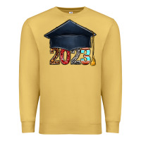 Antique Gold 2023 graduation hat bbs Premium Sweatshirt - BundleAndBundleShop