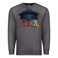 Charcoal Heather 2023 graduation hat bbs Premium Sweatshirt - BundleAndBundleShop