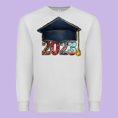 2023 Graduation Hat Bbs Premium Sweatshirt Designed By Bundleandbundleshop
