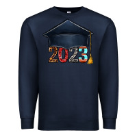 Navy 2023 graduation hat bbs Premium Sweatshirt - BundleAndBundleShop