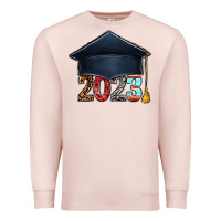 Pale Pink 2023 graduation hat bbs Premium Sweatshirt - BundleAndBundleShop