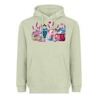 Matcha Unicorn Coffee Cups Heavyweight Hoodie - MaliasSmallBusiness