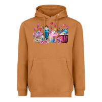 Meerkat Unicorn Coffee Cups Heavyweight Hoodie - MaliasSmallBusiness