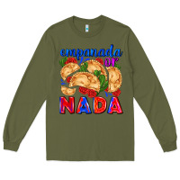 Army Green empanada or nada Long Sleeve Tee - AdoDesignShop