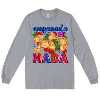 Heather Grey empanada or nada Long Sleeve Tee - AdoDesignShop