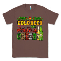 Chestnut cold beer and christmas cheer with beer bottles Classic Tee - AdoDesignShop