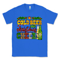 True Royal cold beer and christmas cheer with beer bottles Classic Tee - AdoDesignShop