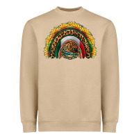 Mushroom mexico sunflower rainbow Heavyweight Sweatshirt - HRA Design Shop