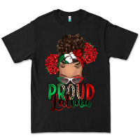 Black Proud Latina messy bun Premium Tee - RanaPortraitStore