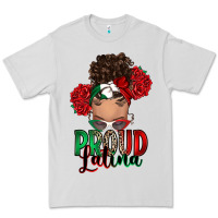 Dove Grey Proud Latina messy bun Premium Tee - RanaPortraitStore