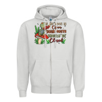 If My Book Is Open Your Mouth Should Be Closed Malia Zipper Hoodie | Teevron