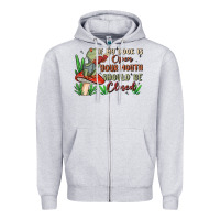 Heather Grey if my book is open your mouth should be closed malia Zipper Hoodie - MaliasSmallBusiness