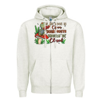 Oatmeal Heather if my book is open your mouth should be closed malia Zipper Hoodie - MaliasSmallBusiness