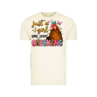 Vintage Arctic just a girl who loves chickens Vintage Tee - JahusDesignShop
