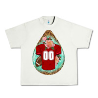 Pistachio american football and western roses teardrop Urban Heavy Tee - BundleAndBundleShop