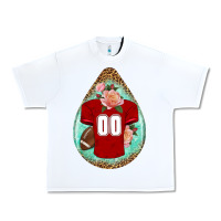 White american football and western roses teardrop Urban Heavy Tee - BundleAndBundleShop
