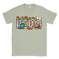 Matcha My Daddy is my Hero Teacher Classic Tee - CowhideDigitalArt