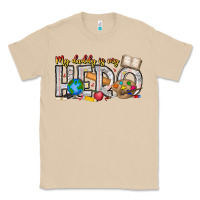 Mushroom My Daddy is my Hero Teacher Classic Tee - CowhideDigitalArt