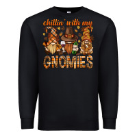 Black chilling with my gnomies bbs Premium Sweatshirt - BundleAndBundleShop