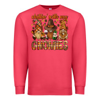Cardinal chilling with my gnomies bbs Premium Sweatshirt - BundleAndBundleShop