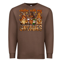 Chestnut chilling with my gnomies bbs Premium Sweatshirt - BundleAndBundleShop