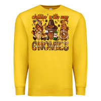 Lemon chilling with my gnomies bbs Premium Sweatshirt - BundleAndBundleShop