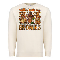 Sandshell chilling with my gnomies bbs Premium Sweatshirt - BundleAndBundleShop