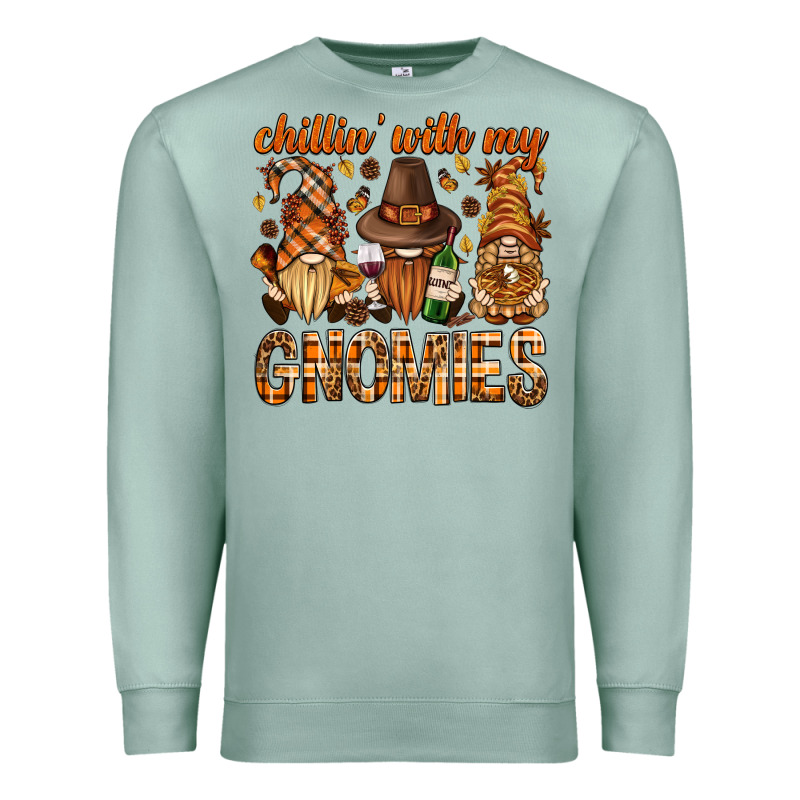 Chilling With My Gnomies Bbs Premium Sweatshirt by BundleAndBundleShop | Teevron
