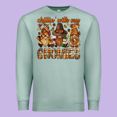 Chilling With My Gnomies Bbs Premium Sweatshirt Designed By Bundleandbundleshop