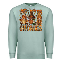 Seafoam chilling with my gnomies bbs Premium Sweatshirt - BundleAndBundleShop