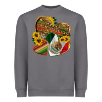Storm mexico heart and sunflower Heavyweight Sweatshirt - HRA Design Shop