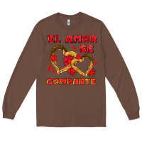 Chestnut el amor se comparte with churros Long Sleeve Tee - AdoDesignShop