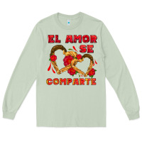 Matcha el amor se comparte with churros Long Sleeve Tee - AdoDesignShop