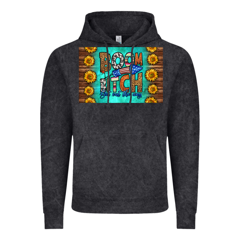 Boom Bitch Get Out The Way Skinny Metal Can Holder Vintage Hoodie by HRA Design Shop | Teevron