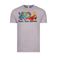 Vintage Zinc peace love  summer Vintage Tee - AdoDesignShop