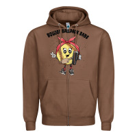 Chestnut boujee ballpark babe Zipper Hoodie - MaliasSmallBusiness